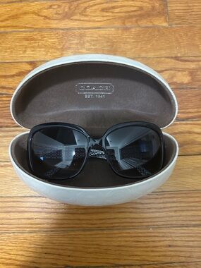 Coach Black Women's Oversized Sunglasses